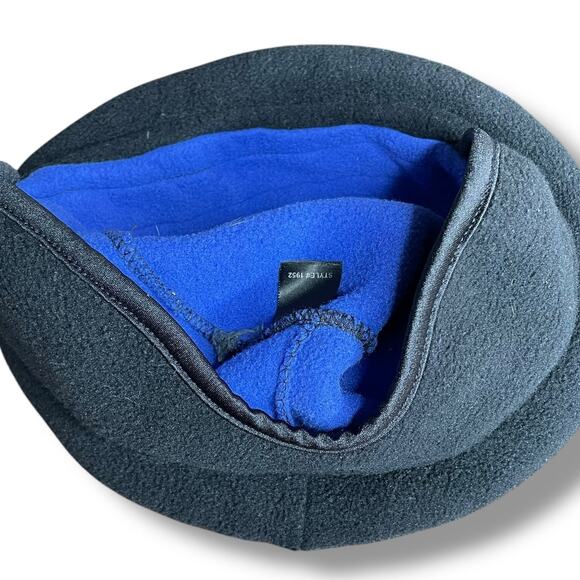 Vintage Marmot Townie Fleece Cap Hat Beanie Ear Flaps Style 1952 USA OS Blue - Picture 10 of 14